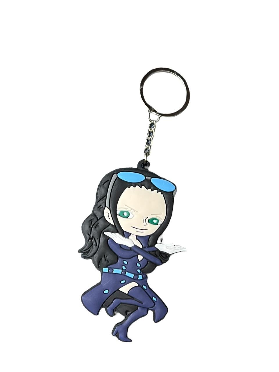 LLavero Goma Plano Nico Robin One Piece