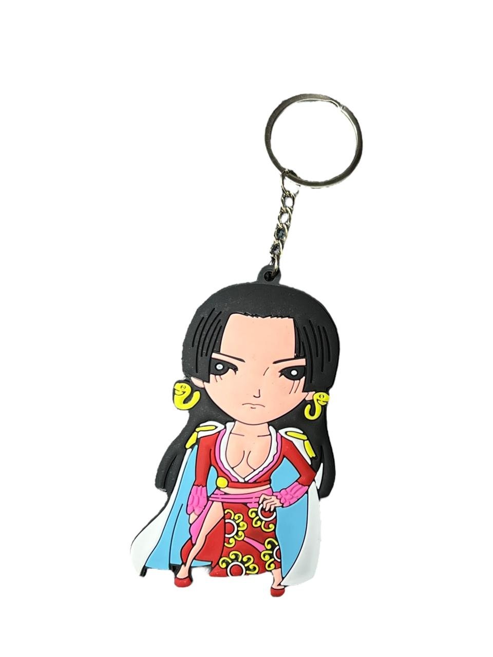 LLavero Goma Plano Boa Hancock One Piece