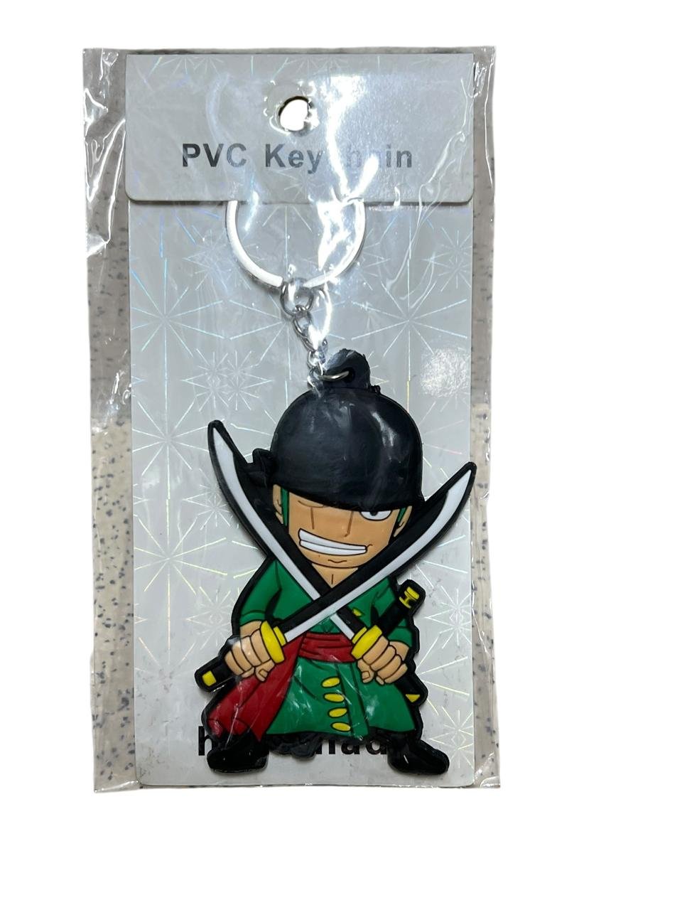 LLavero Goma Plano Zoro Katanas One Piece - Imagen 5