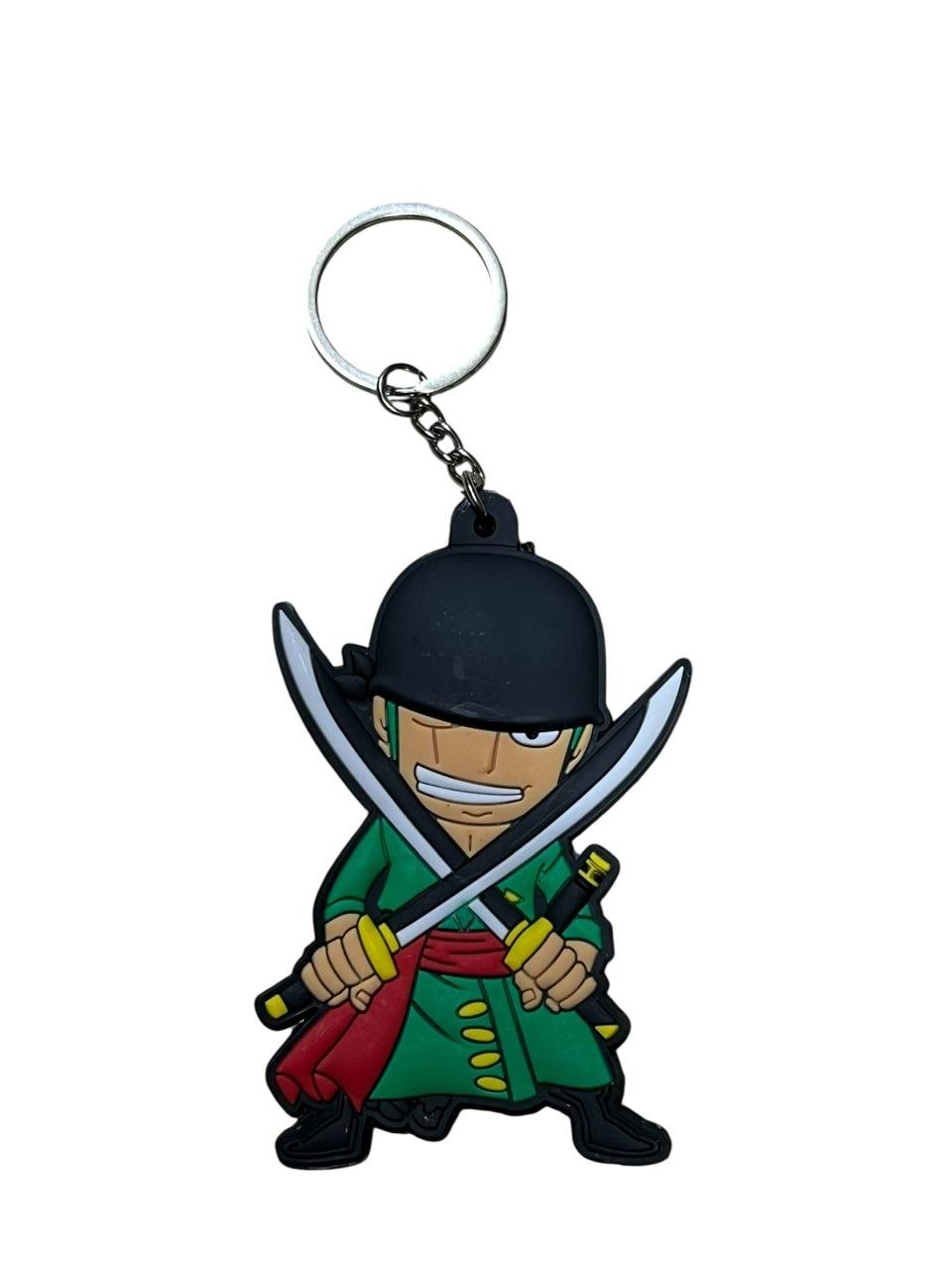 LLavero Goma Plano Zoro Katanas One Piece - Imagen 2
