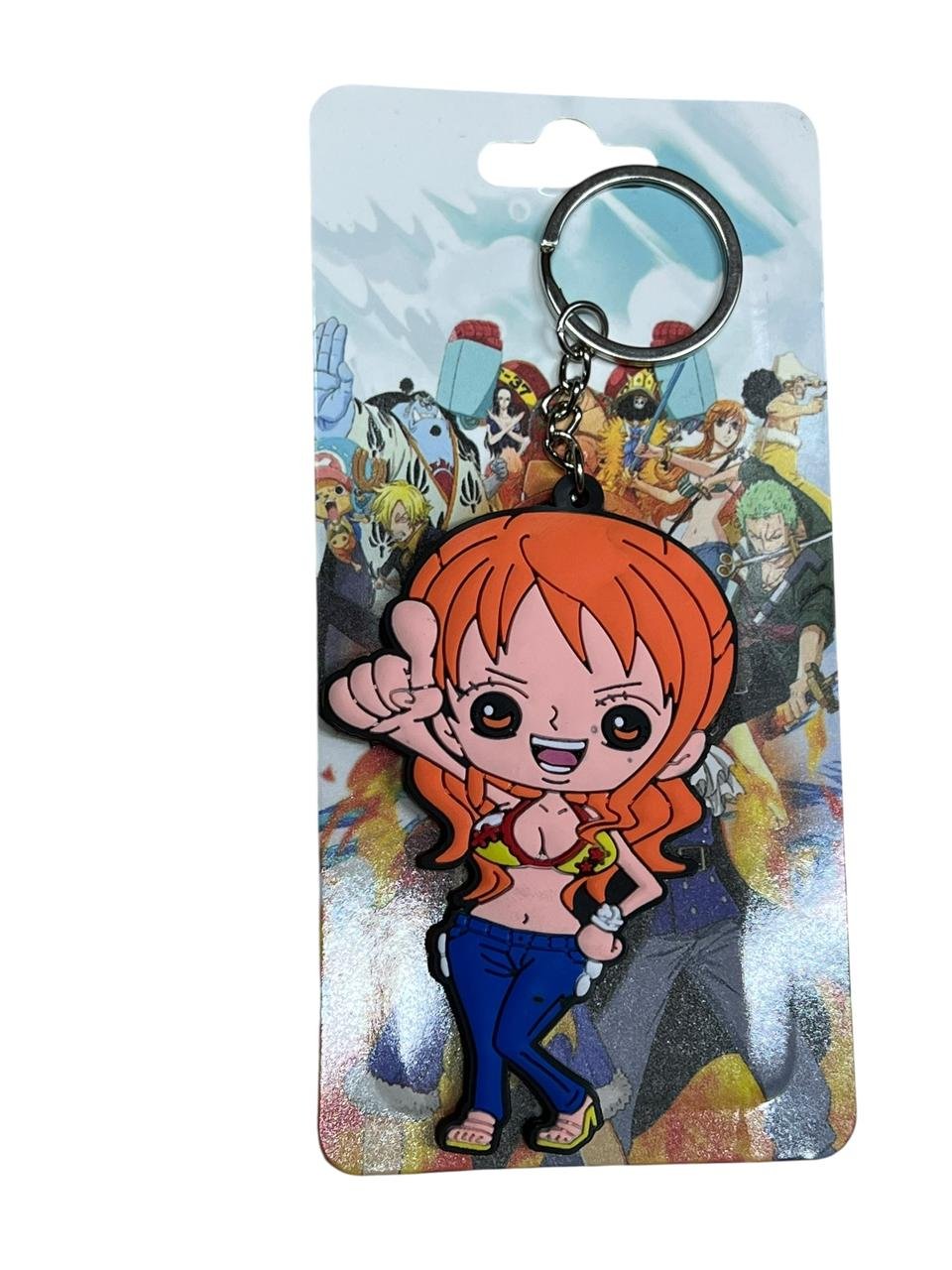 LLavero Goma Plano Nami One Piece - Imagen 5