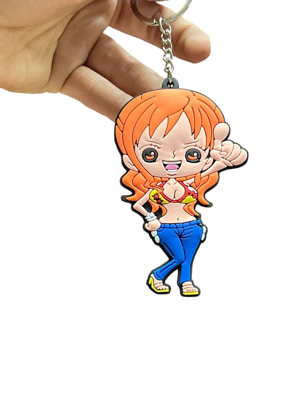 LLavero Goma Plano Nami One Piece - Imagen 3