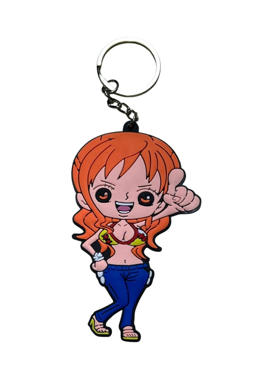 LLavero Goma Plano Nami One Piece - Imagen 6