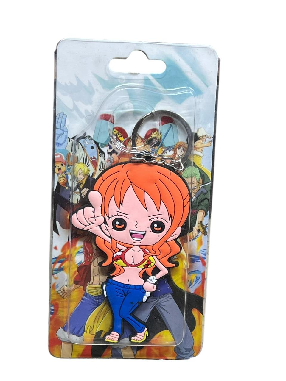 LLavero Goma Plano Nami One Piece - Imagen 7