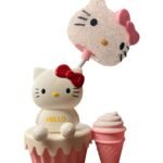 Lampara De Hello Kitty Rosa Con Helado De Diamantes