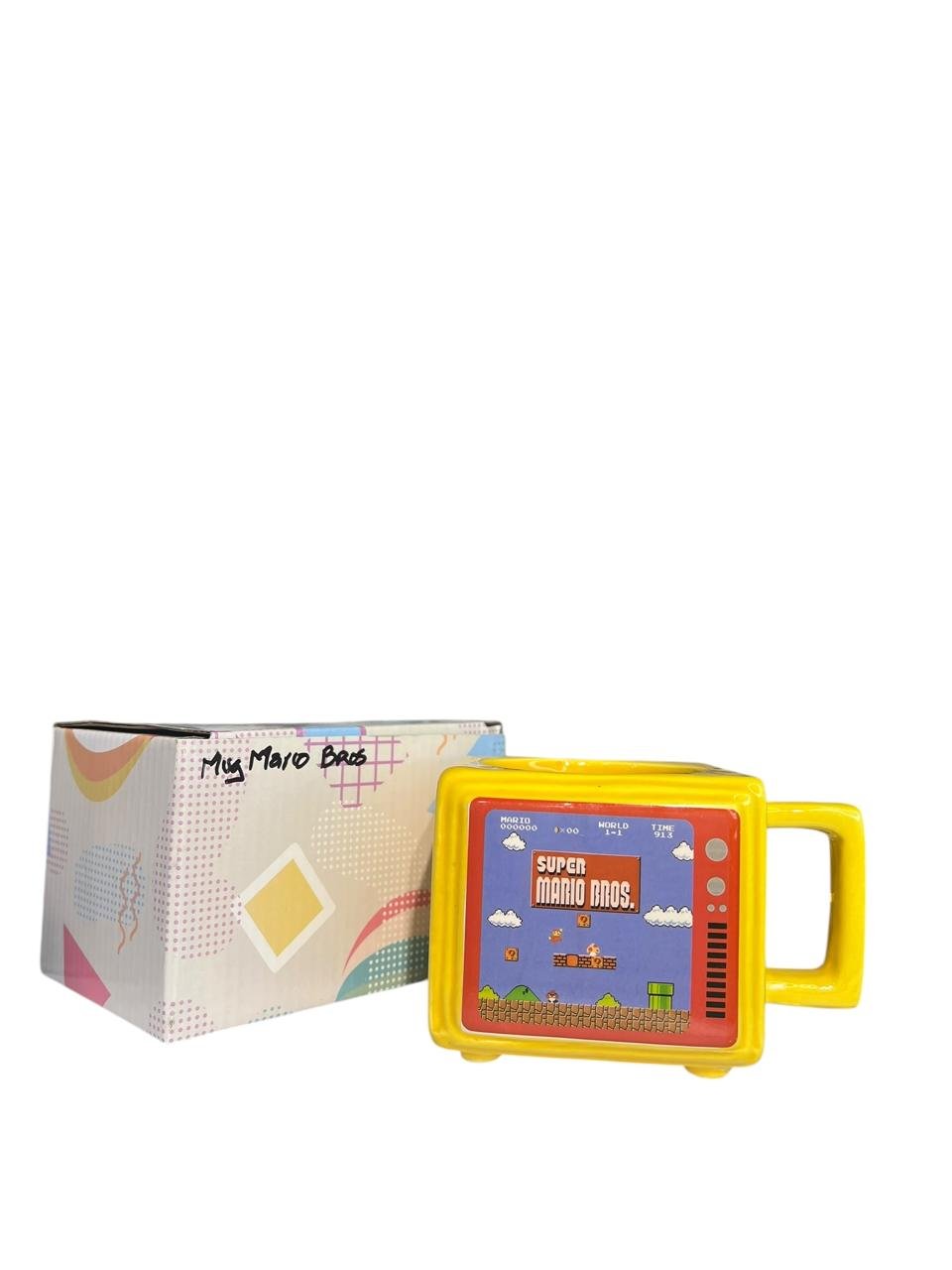 Mug / Pocillo Cubo Super Mario 9cm