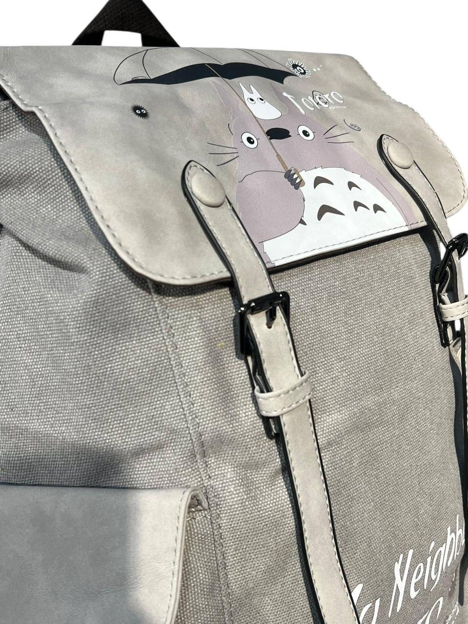 Maleta Gris Mi Vecino Totoro Sombrilla Con Correa - Imagen 5