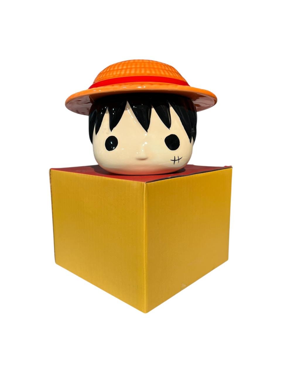 Mug/posillo + Tapa De Luffy - One Piece