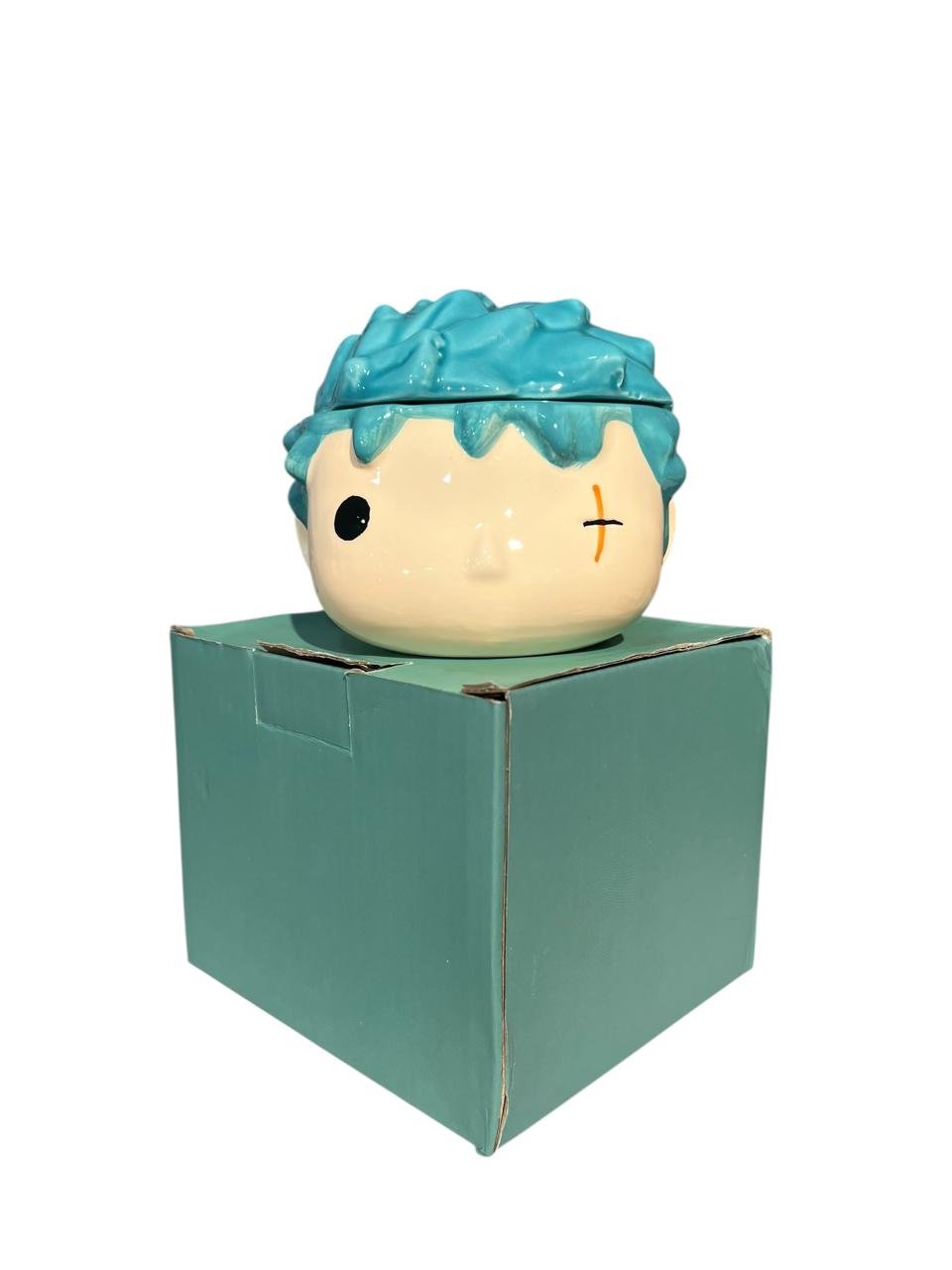 Mug/posillo + Tapa De Roronoa Zoro - One Piece