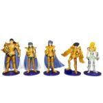 Figuras Caballeros Del Zodiaco Posando - Set X4
