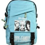 Maleta/morral Celeste Lona Personajes Spy Family