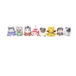 Figuras Michis De Naruto 2cm - Set X8