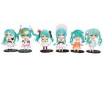 Figura Set X6 De Miku Diferentes Vestidos