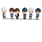 Figuras Set X6 Blue Lock 6cm