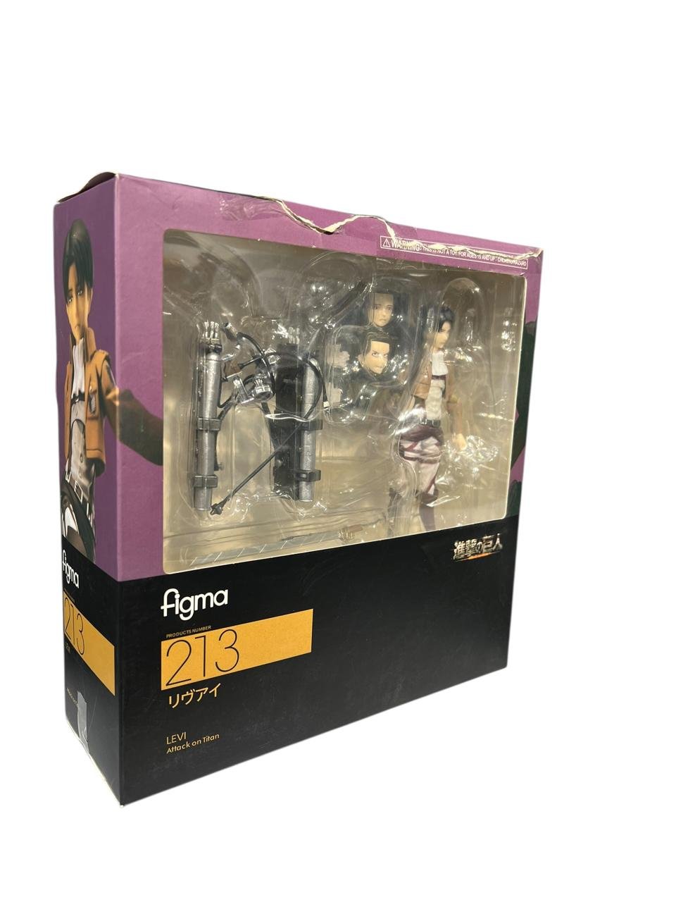 Figura Articulada De Levi - Attack On Titan - 14cm