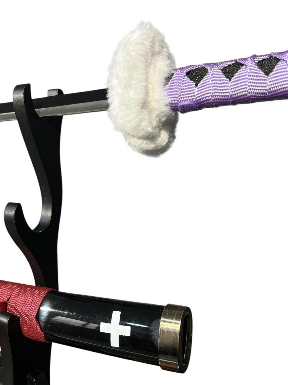 Katana Trafalgar Law- Kikoku Violeta Acero One Piece - Imagen 3