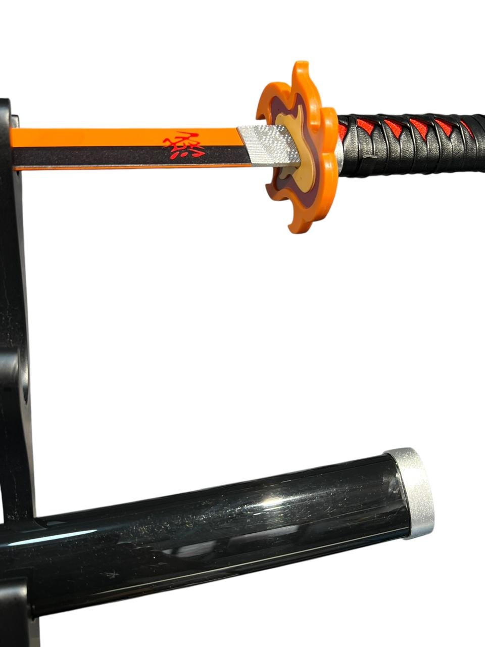 Katana Acero Tanjiro- Rengoku Hoja Naranja Demon Slayer - Imagen 5