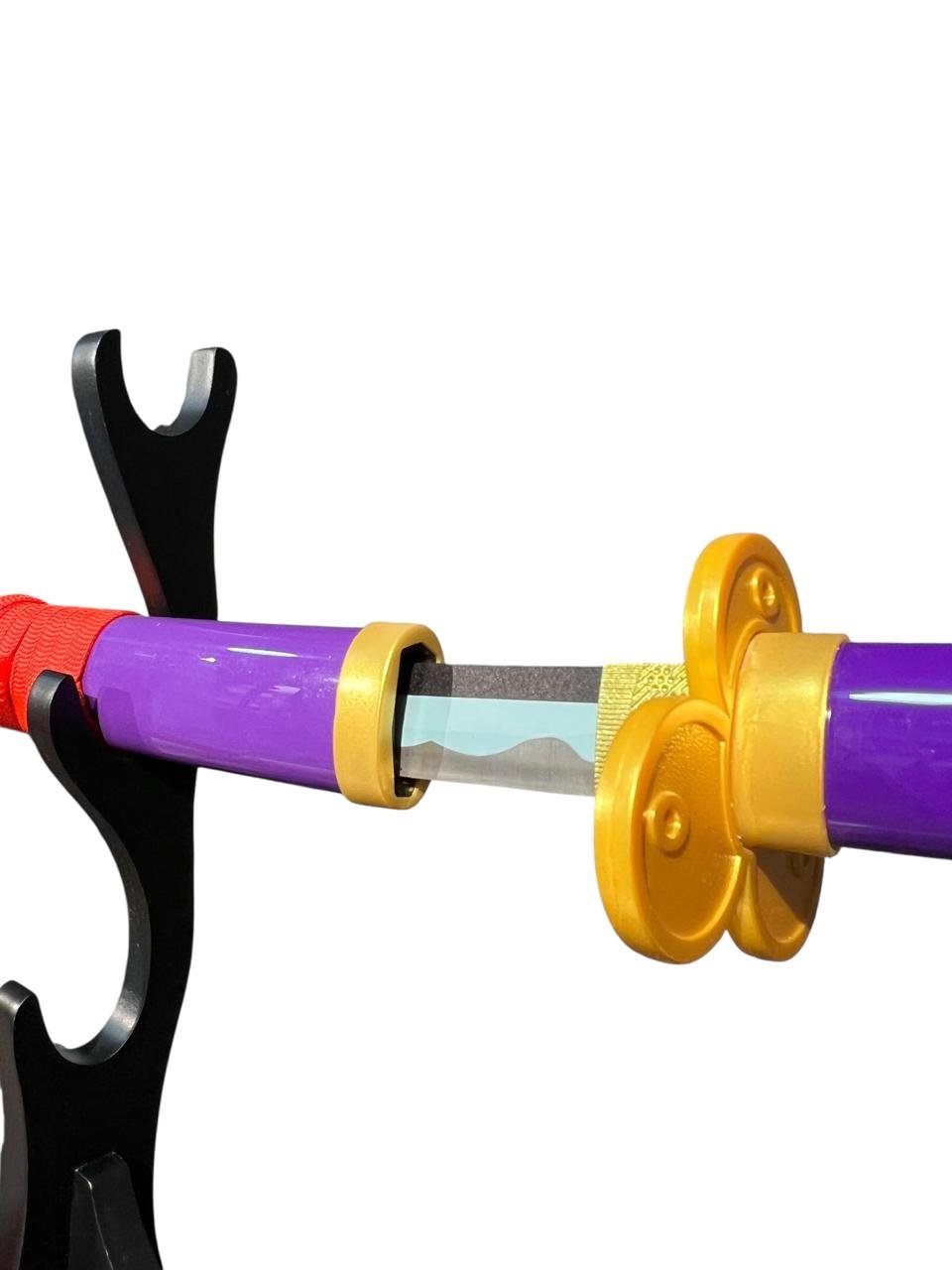 Katana Zoro Enma Morado Acero One Piece - Imagen 3