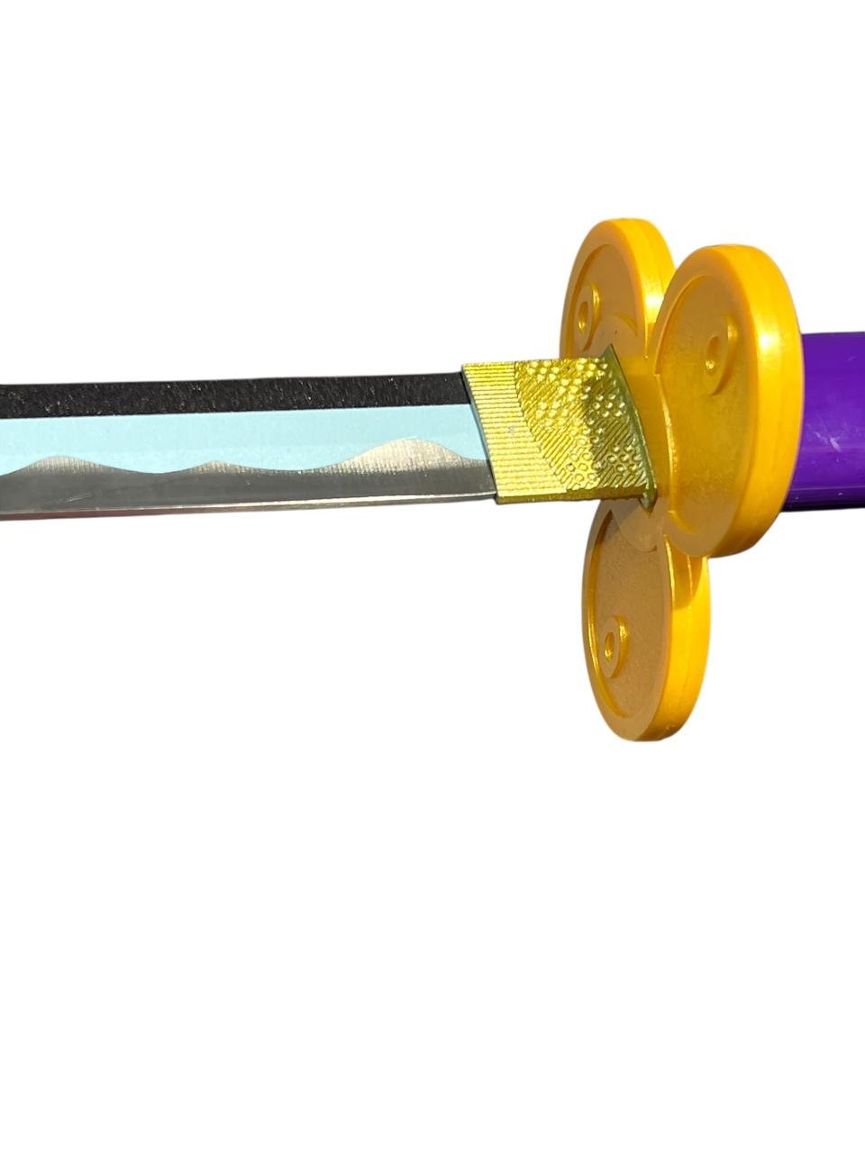 Katana Zoro Enma Morado Acero One Piece - Imagen 6