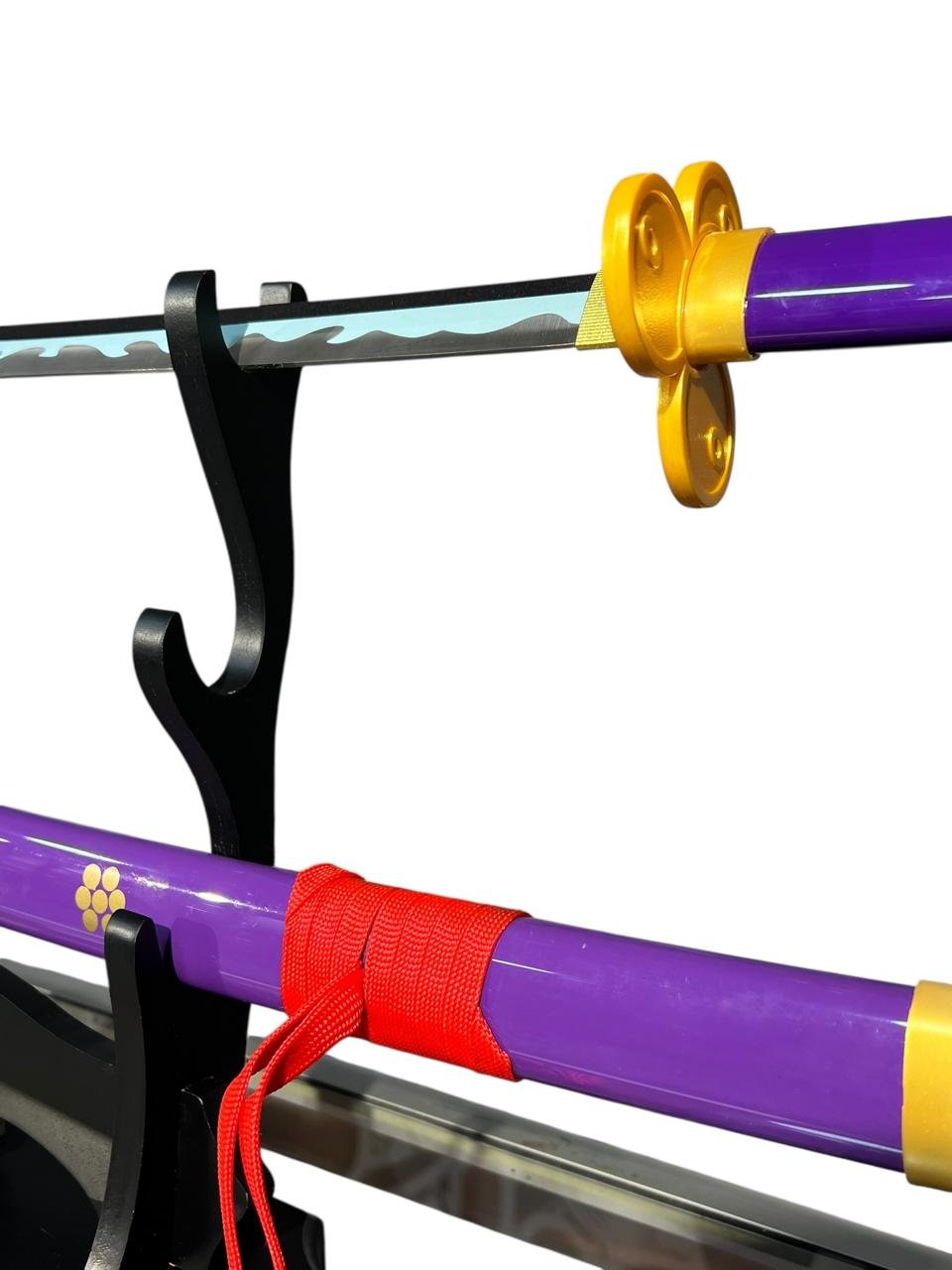 Katana Zoro Enma Morado Acero One Piece - Imagen 2