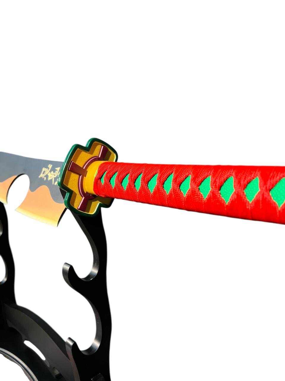 Katana Acero Tengen Uzui 76cm Demon Slayer - Imagen 6