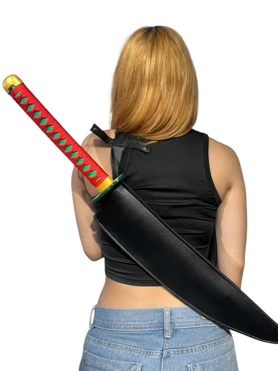 Katana Acero Tengen Uzui 76cm Demon Slayer - Imagen 2