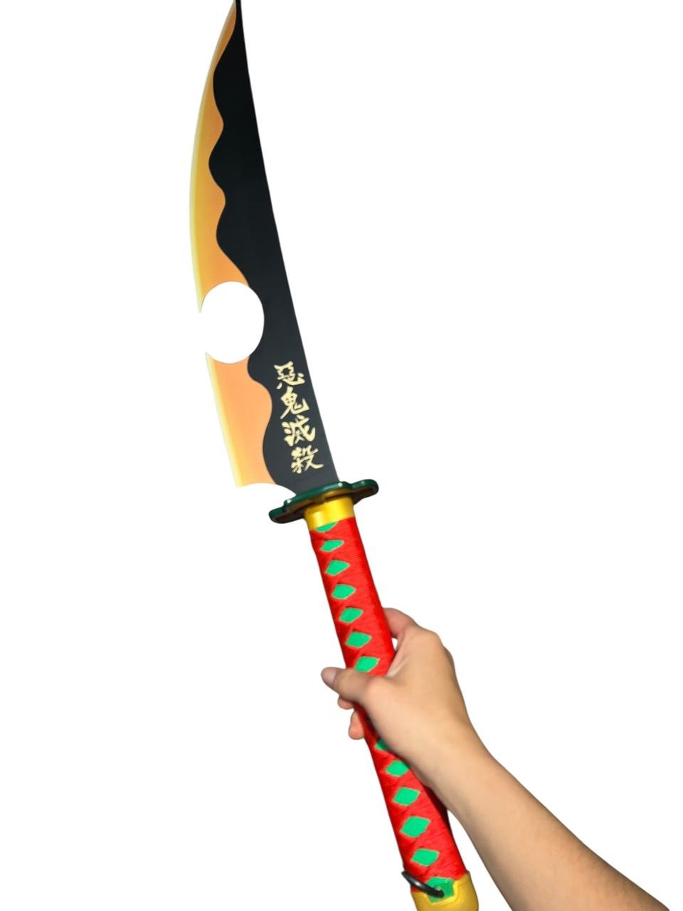 Katana Acero Tengen Uzui 76cm Demon Slayer - Imagen 4
