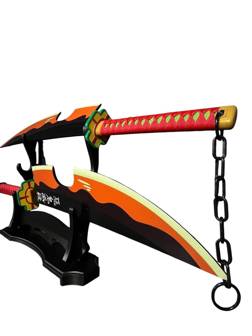 Katanas Madera Tengen Uzui Demon Slayer - Imagen 4