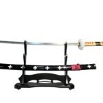 Katana Acero Trafalgar Law Mango Dorado One Piece Negro