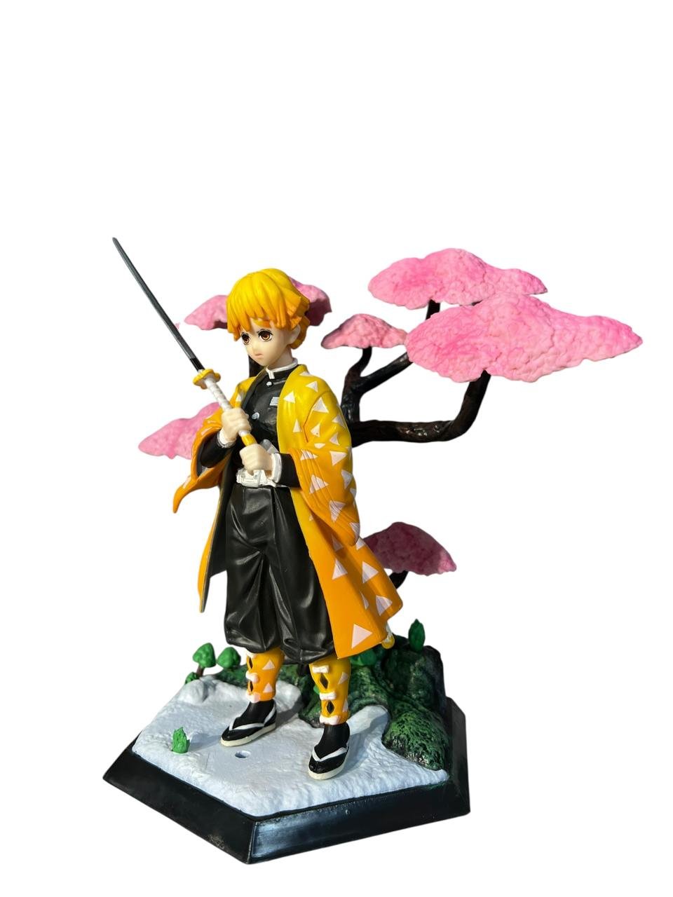 Figura Tipo Diorama Zenitsu Árbol 18cm Demon Slayer - Imagen 2