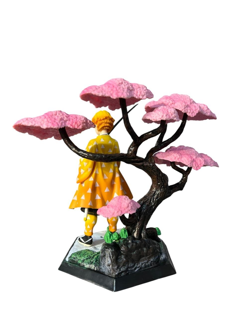 Figura Tipo Diorama Zenitsu Árbol 18cm Demon Slayer - Imagen 5