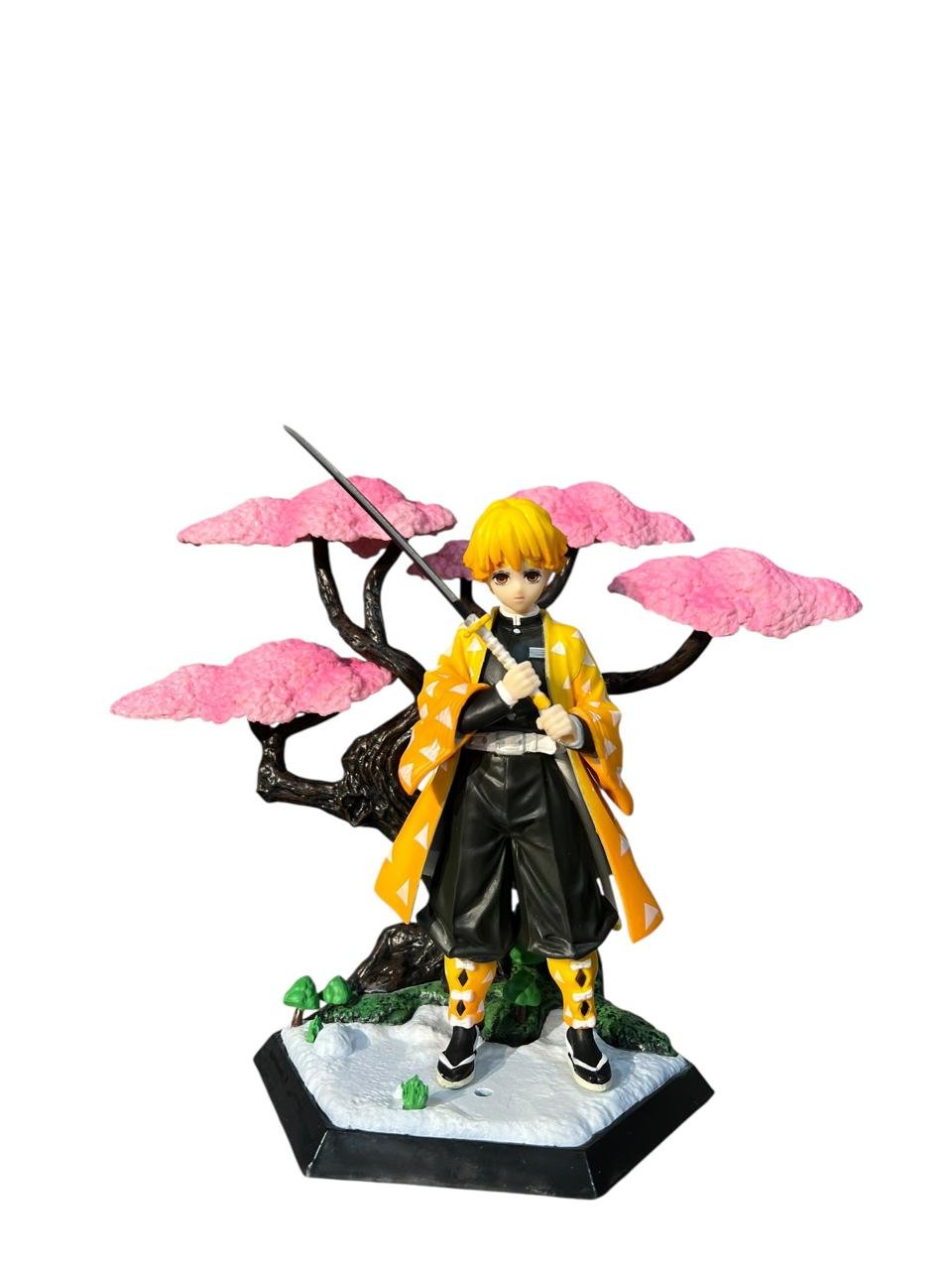 Figura Tipo Diorama Zenitsu Árbol 18cm Demon Slayer - Imagen 6