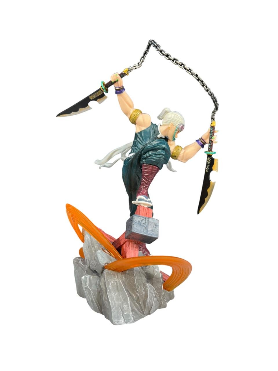 Figura Tengen Uzui Pose De Ataque 25cm Demon Slayer - Imagen 4