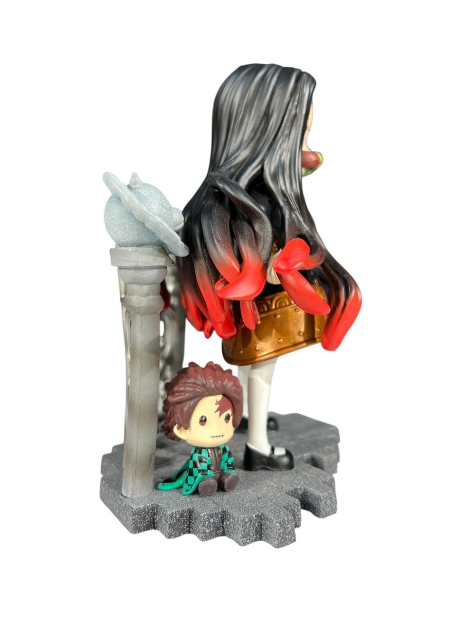 Figura Nezuko Vestido Anya 14cm Demon Slayer - Imagen 3