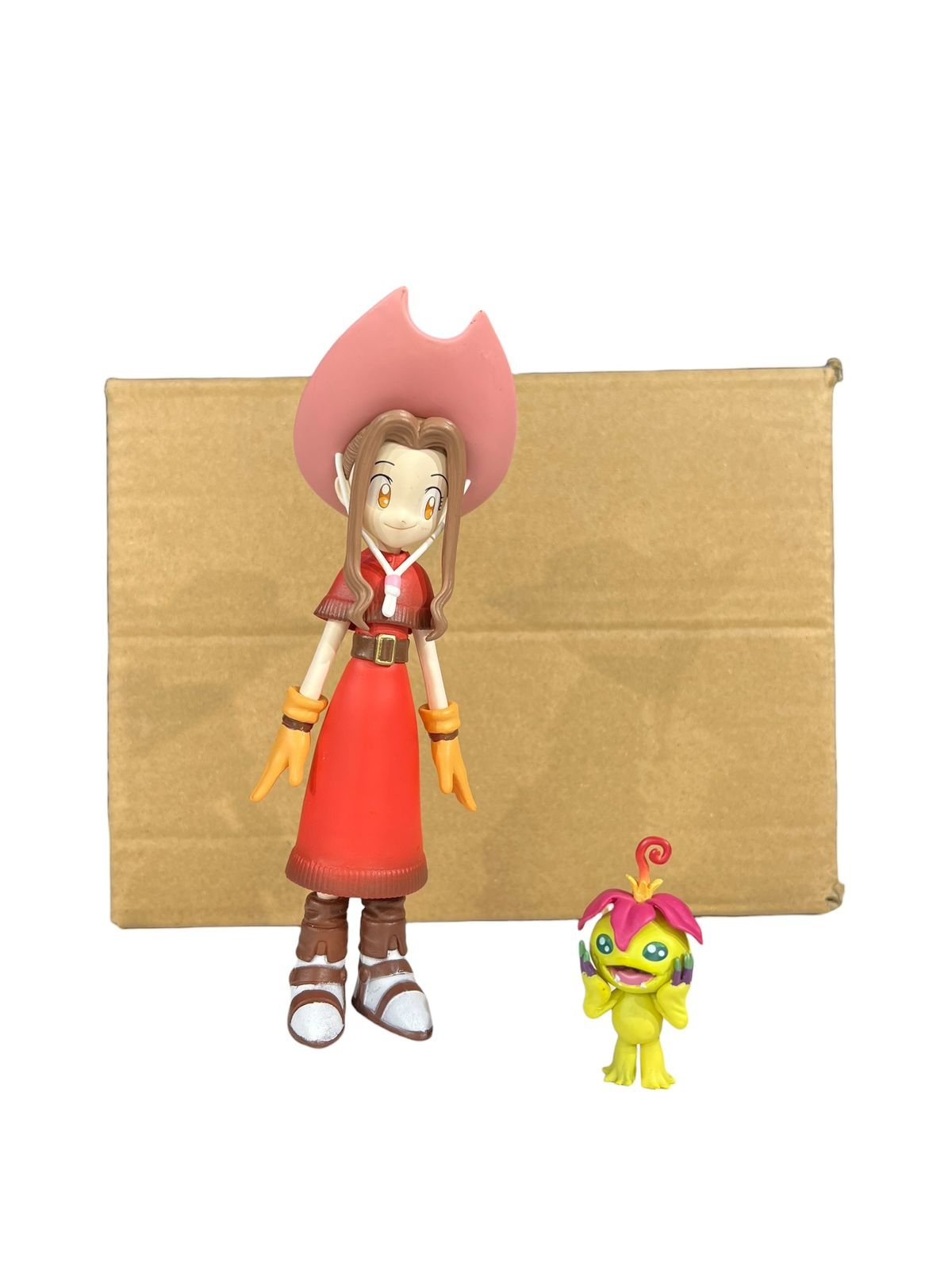 Figura Coleccionable De Tachikawa Y Palmon 16 Cm