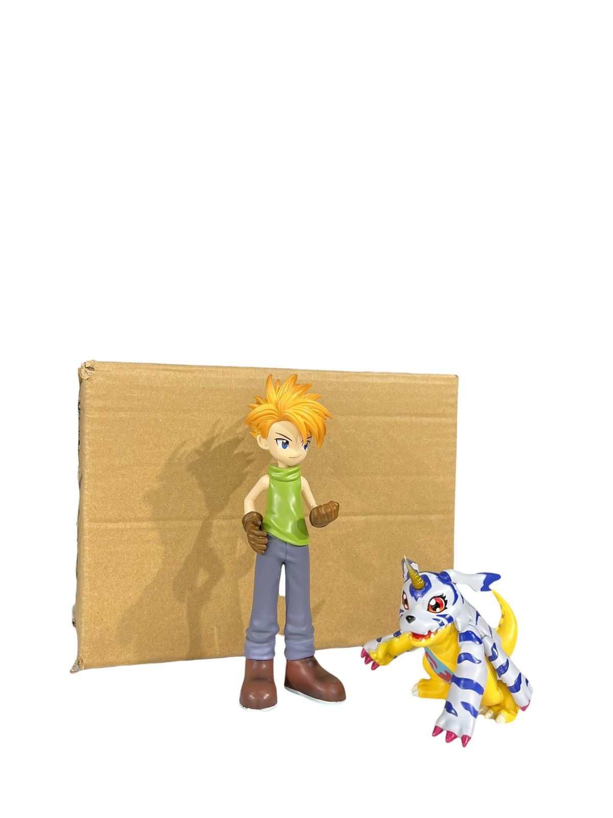 Figura Coleccionable De Yamato Y Gabumon 16 Cm