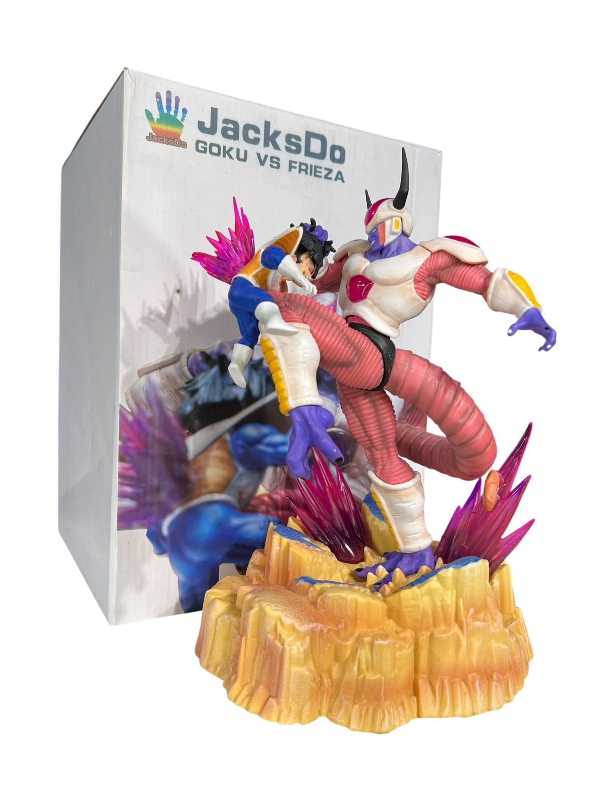 Figura Coleccionable De Goku V.s. Frieza De 26 Cm Dragon Ball