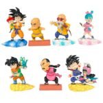 Figuras Coleccionables X7 Base Nube Personajes Dragon Ball