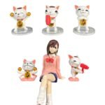 Figuras X6 Momo Sentada Y Turbo Abuela Dandadan 5cm