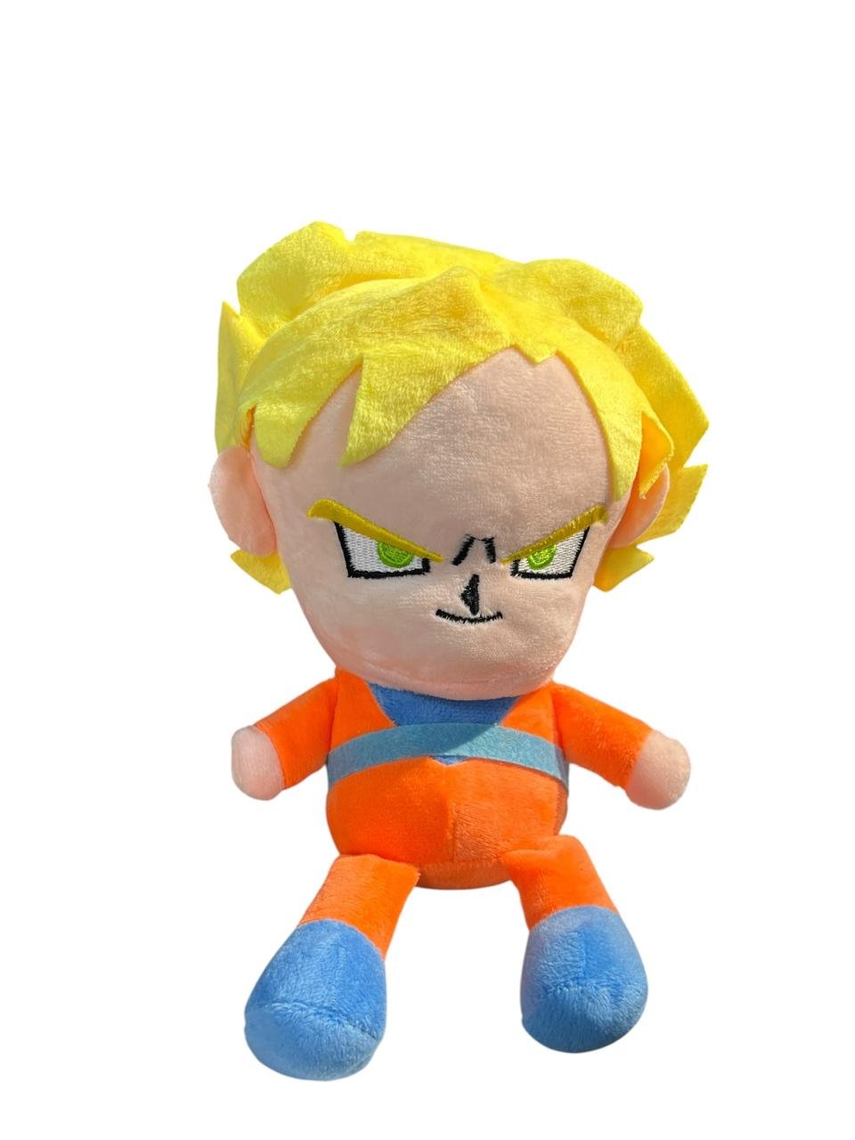 Peluche Goku Ssj 2 Pelo Amarillo 18 Cm Dragon Ball Amarillo