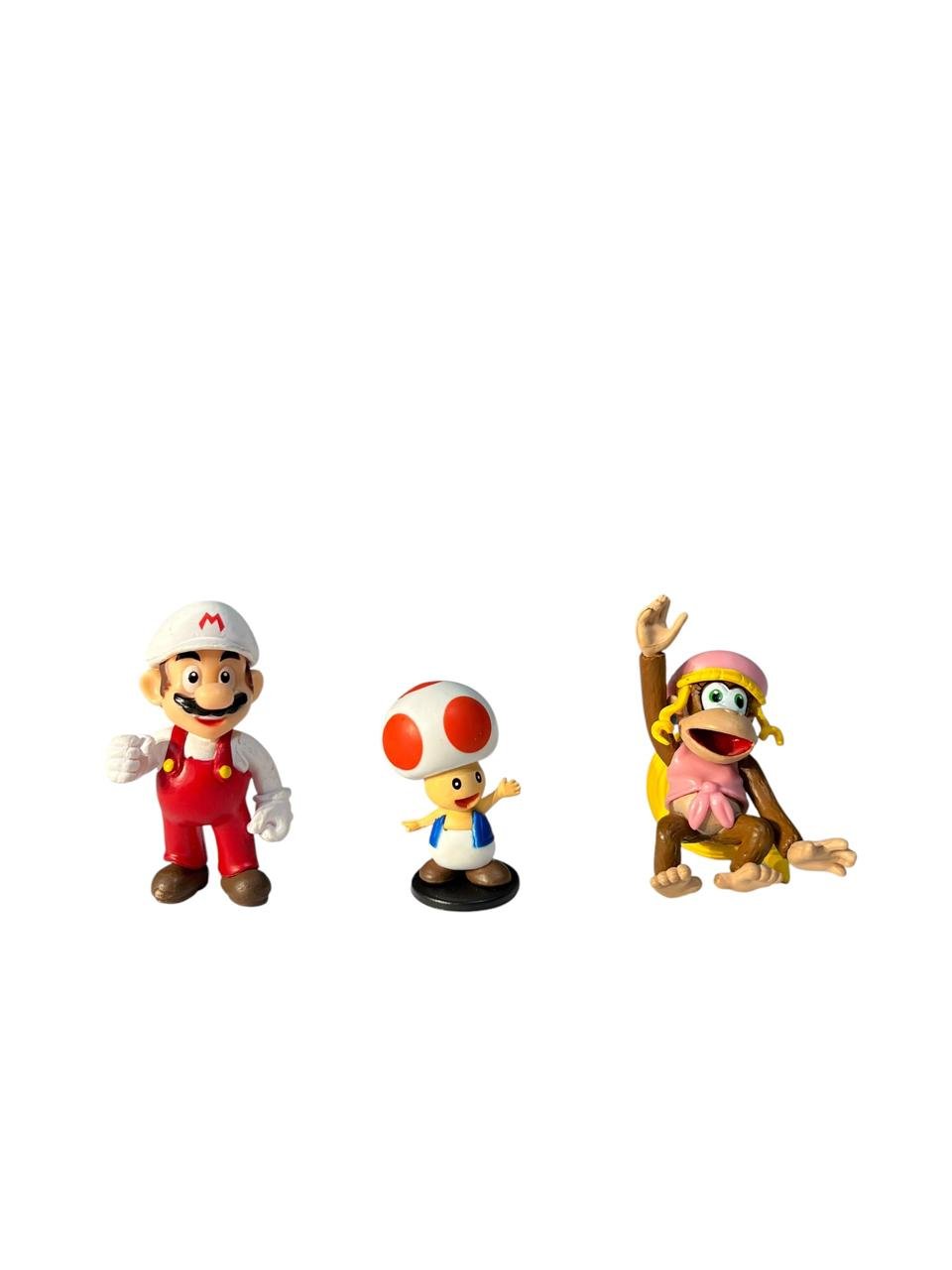 Figuras X 6 Toad, Yoshi,peach Princesa 6 A 3 Cm Mario - Imagen 3