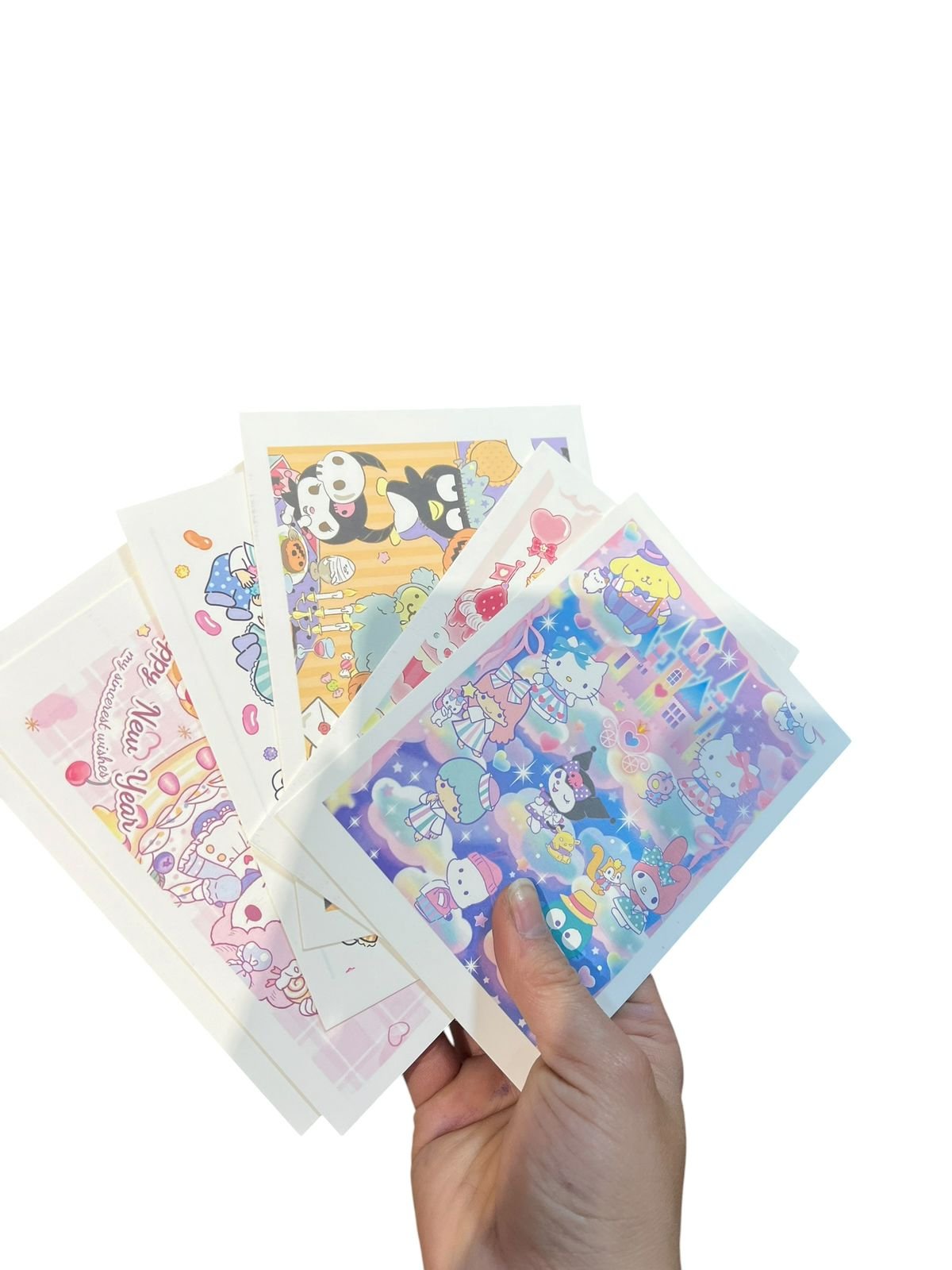 Caja De Regalo Hello Kitty Y Personajes Sanrio Rosa - Imagen 3
