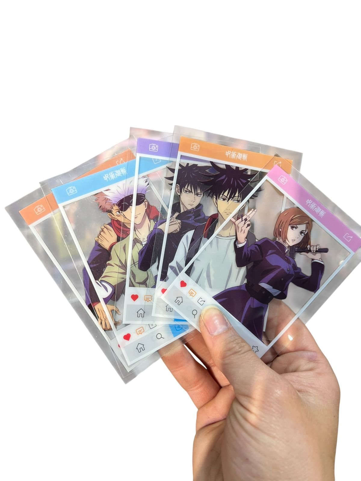 Caja Metalizada De Regalo Jujutsu Kaisen Azul Petróleo - Imagen 7
