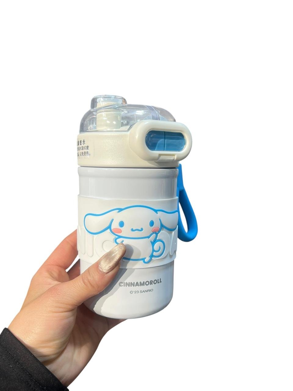 Termo Cinnamoroll 15cm Sanrio 430 Ml Blanco - Imagen 5