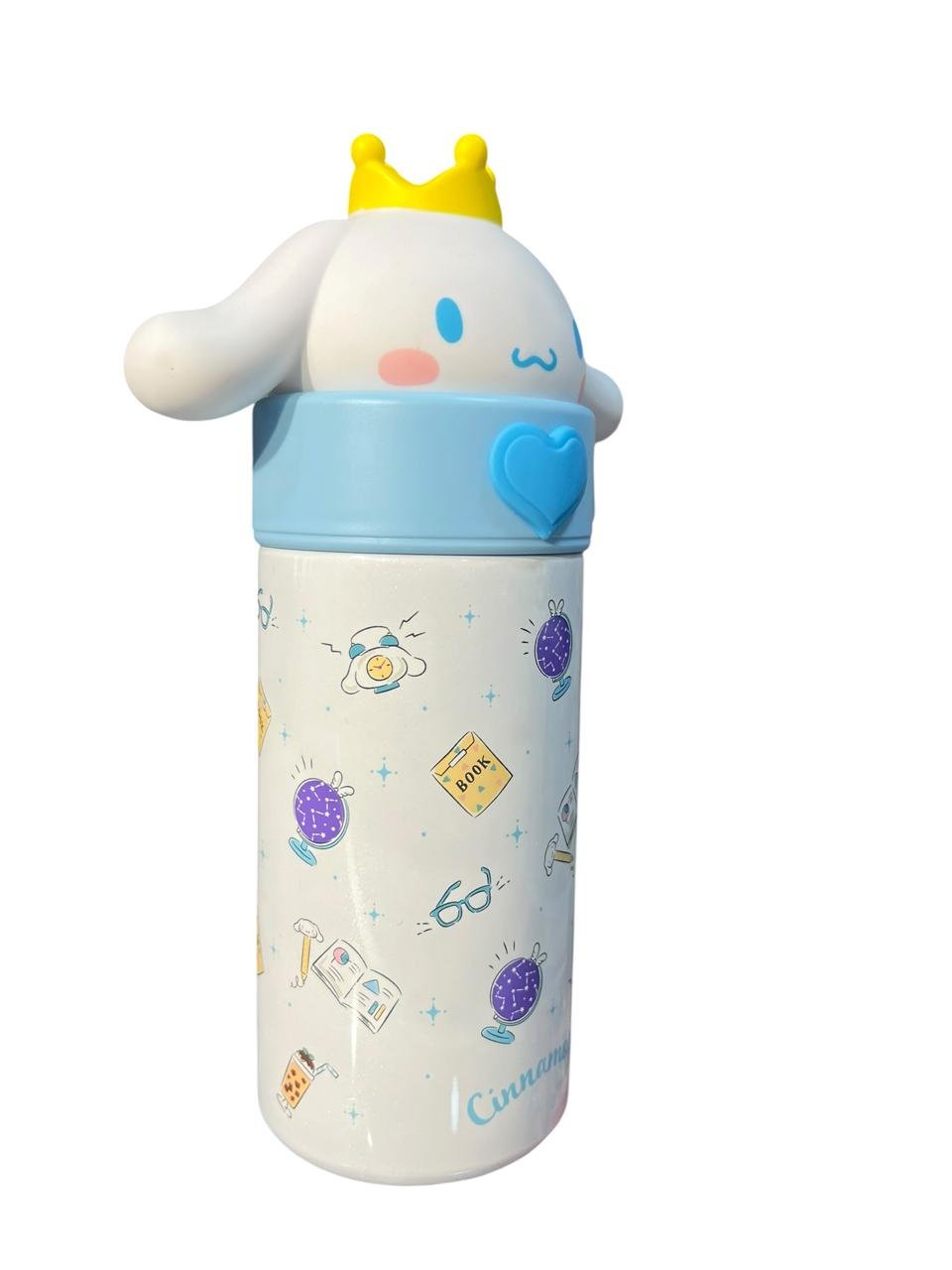 Termo Cara Cinnamoroll 21 Cm Sanrio 350 Ml Blanco - Imagen 3