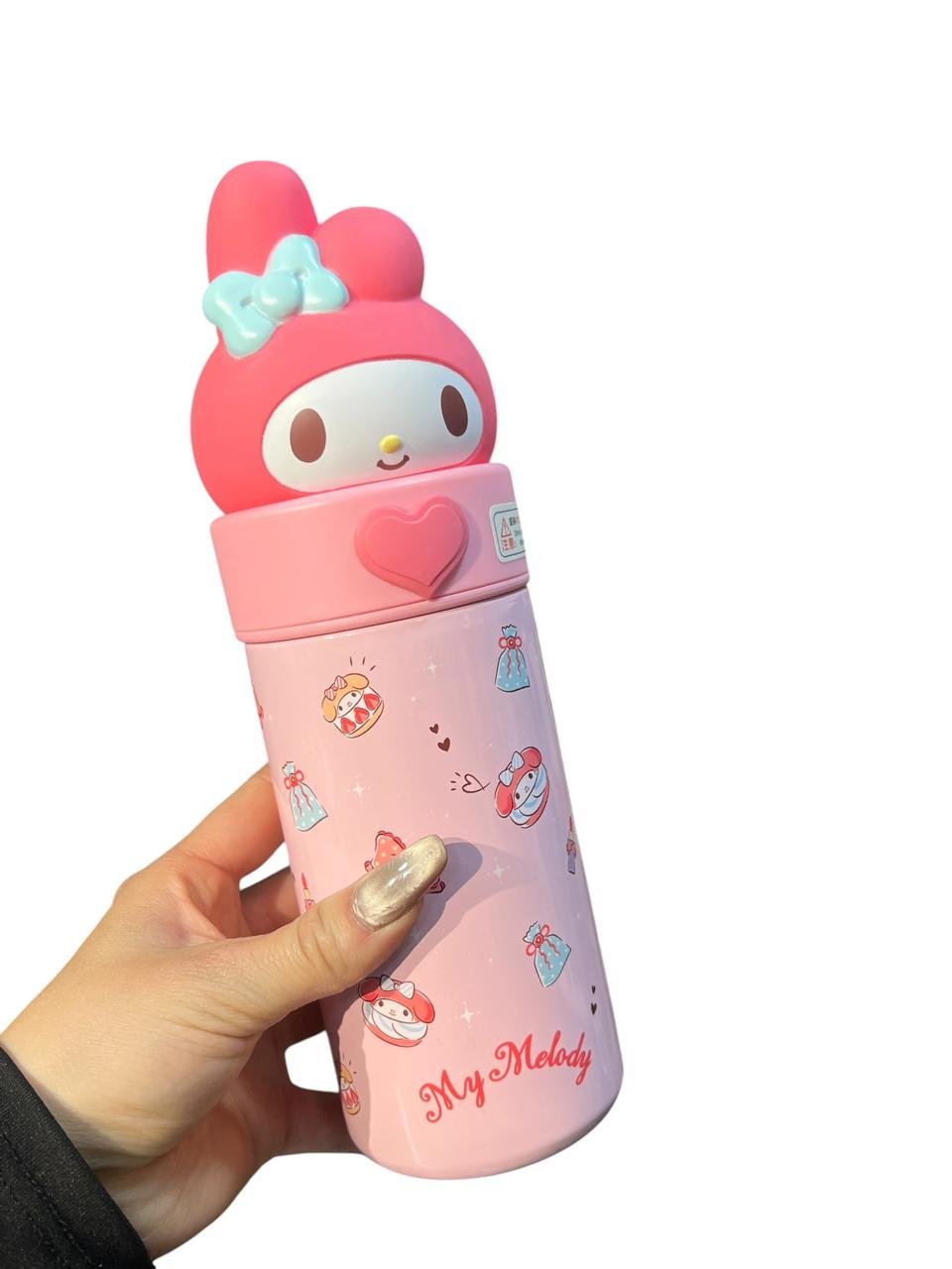 Termo Cara My Melody 24 Cm Sanrio 350 Ml Coral - Imagen 2