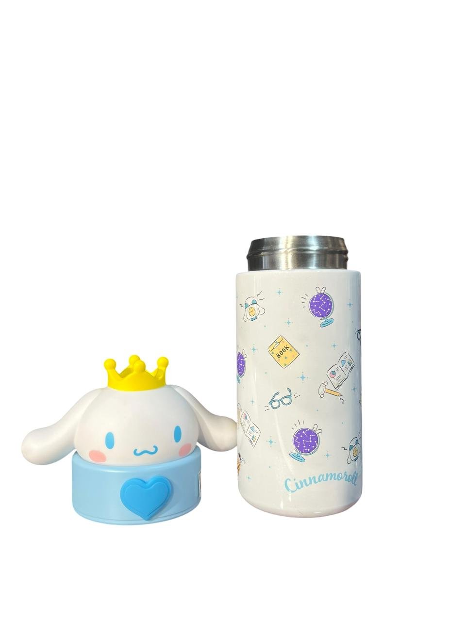 Termo Cara Cinnamoroll 21 Cm Sanrio 350 Ml Blanco - Imagen 7