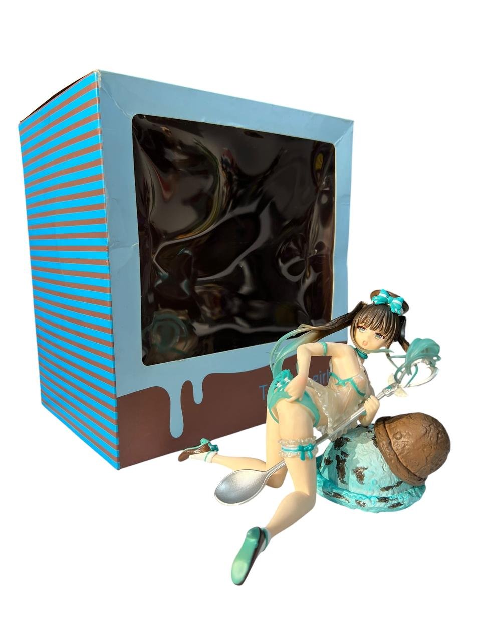 Figura Icecream Tasting Girl Choco 15cm