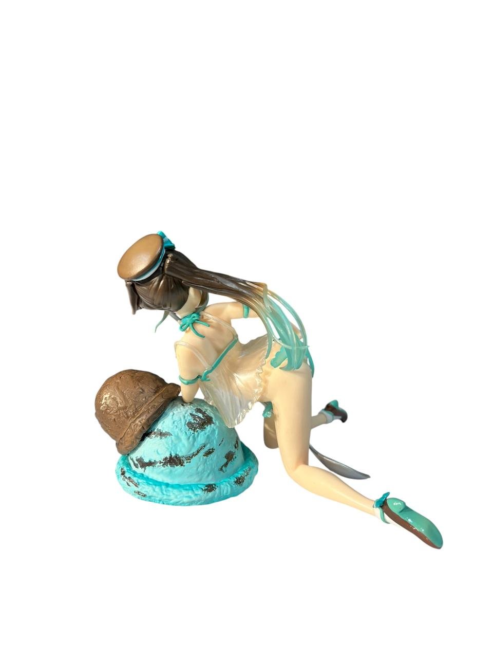 Figura Icecream Tasting Girl Choco 15cm - Imagen 5