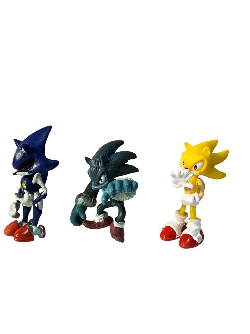 Figuras X 6 Sonic 7 Y 4 Cm Caja Negra 1.0 - Imagen 2